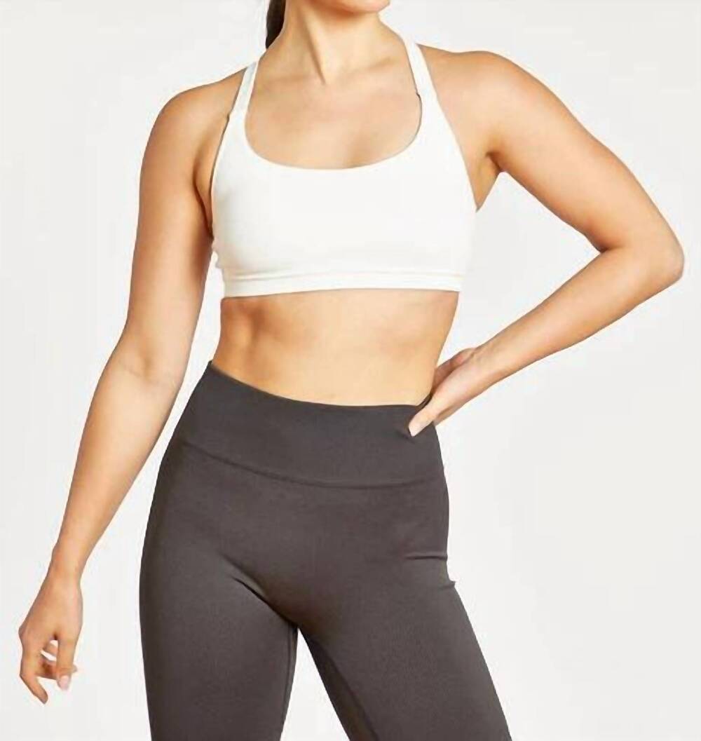 NEW OISELLE hi twenty sports bra in white